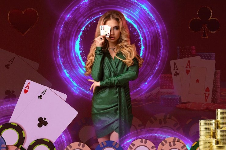 Studio live dealer Casino Hold'em melodi99 dengan multi-kamera profesional
